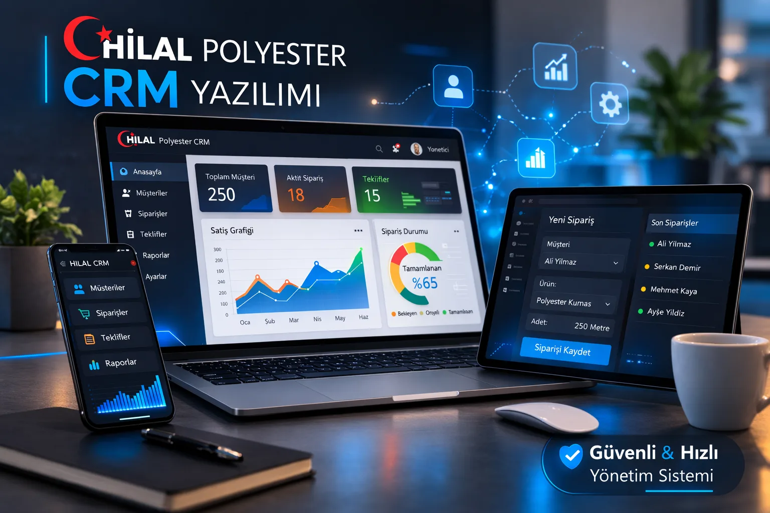 Hilal Polyester CRM Yazılımı